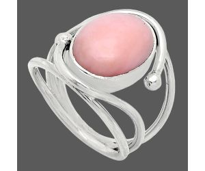 Pink Opal Ring size-7 SDR241464 R-1683, 10x14 mm