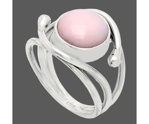 Pink Opal Ring size-7 SDR241468 R-1683, 10x10 mm