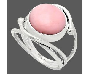 Pink Opal Ring size-8 SDR241469 R-1683, 13x13 mm
