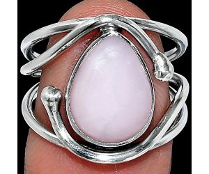 Pink Opal Ring size-7 SDR241473 R-1683, 10x13 mm