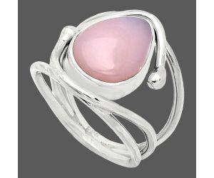 Pink Opal Ring size-7 SDR241473 R-1683, 10x13 mm