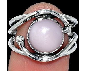 Pink Opal Ring size-7.5 SDR241480 R-1683, 10x10 mm