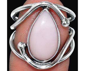 Pink Opal Ring size-6 SDR241484 R-1683, 9x14 mm