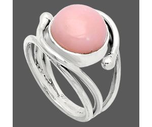 Pink Opal Ring size-6 SDR241486 R-1683, 10x10 mm