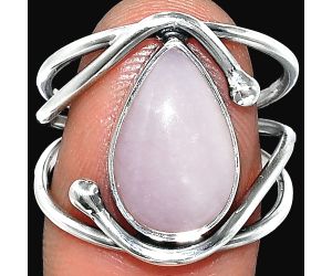 Pink Opal Ring size-8.5 SDR241488 R-1683, 10x15 mm