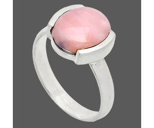 Pink Opal Ring size-7 SDR241617 R-1173, 11x11 mm