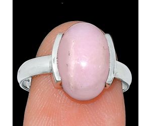 Pink Opal Ring size-7 SDR241623 R-1173, 9x13 mm