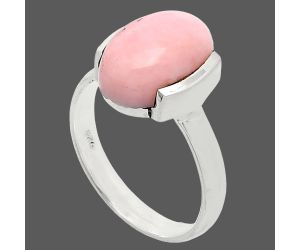 Pink Opal Ring size-7 SDR241623 R-1173, 9x13 mm