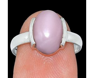 Pink Opal Ring size-7 SDR241624 R-1173, 8x12 mm