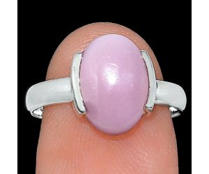 Pink Opal Ring size-7.5 SDR241633 R-1173, 8x12 mm