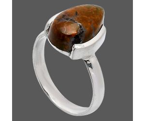 Rare Cady Mountain Agate Ring size-7 SDR241640 R-1173, 9x14 mm