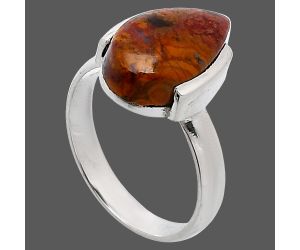 Rare Cady Mountain Agate Ring size-6 SDR241661 R-1173, 8x14 mm