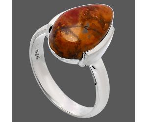 Rare Cady Mountain Agate Ring size-6 SDR241668 R-1173, 9x14 mm