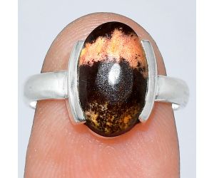 Outback Jasper Ring size-6 SDR241669 R-1173, 8x12 mm