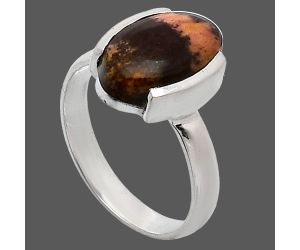 Outback Jasper Ring size-6 SDR241669 R-1173, 8x12 mm