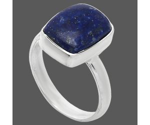 Lapis Lazuli Ring size-7 SDR241711 R-1001, 9x12 mm