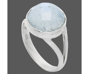 Rainbow Moonstone Checker Ring size-8 SDR241722 R-1002, 12x12 mm