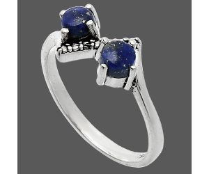 Lapis Lazuli Ring size-6 SDR241903 R-1184, 4x4 mm