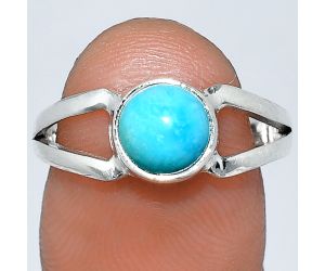 Sleeping Beauty Turquoise Ring size-8 SDR242068 R-1505, 7x7 mm