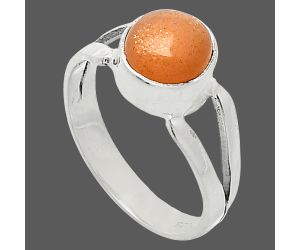 Sunstone Ring size-5 SDR242104 R-1505, 7x7 mm