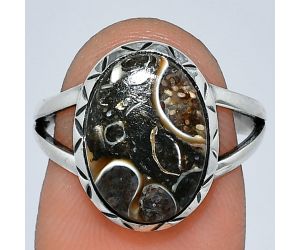 Turtella Jasper Ring size-7 SDR242293 R-1074, 10x14 mm