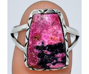 Pink Cobalt Ring size-8.5 SDR242315 R-1074, 11x16 mm