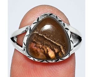 Outback Jasper Ring size-7.5 SDR242360 R-1074, 11x11 mm