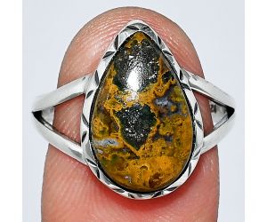 Rare Cady Mountain Agate Ring size-8.5 SDR242389 R-1074, 10x16 mm