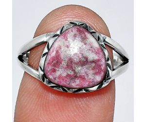 Pink Thulite Ring size-8 SDR242437 R-1074, 11x11 mm