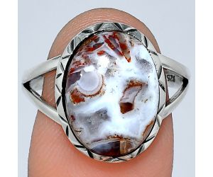 Rare Cady Mountain Agate Ring size-9 SDR242458 R-1074, 11x15 mm