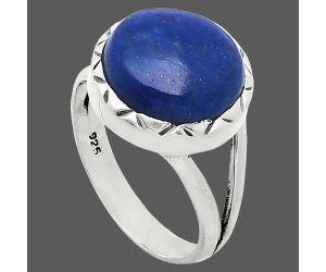 Lapis Lazuli Ring size-7 SDR242475 R-1074, 12x12 mm