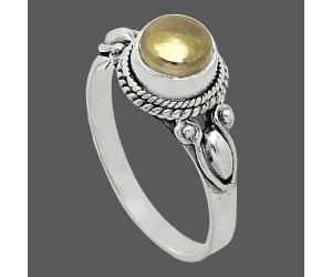 Apache Gold Healer's Gold Ring size-7.5 SDR242488 R-1345, 6x6 mm