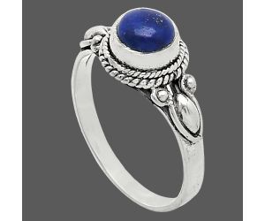 Lapis Lazuli Ring size-7 SDR242496 R-1345, 6x6 mm