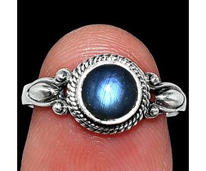 Blue Fire Labradorite Ring size-7 SDR242559 R-1345, 6x6 mm