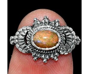 Ethiopian Opal Ring size-7 SDR242644 R-1726, 7x5 mm