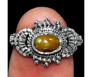 Ethiopian Opal Ring size-7 SDR242659 R-1726, 7x5 mm