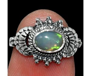 Ethiopian Opal Ring size-6 SDR242680 R-1726, 7x5 mm