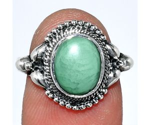 Variscite Ring size-8.5 SDR242885 R-1286, 8x10 mm