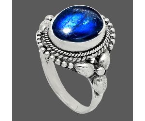 Blue Fire Labradorite Ring size-5 SDR242914 R-1286, 8x10 mm