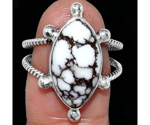 Wild Horse Jasper Ring size-8.5 SDR242968 R-1268, 10x18 mm