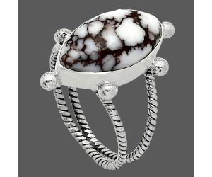 Wild Horse Jasper Ring size-8.5 SDR242968 R-1268, 10x18 mm