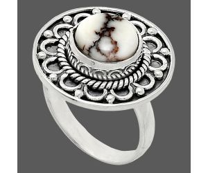 Wild Horse Jasper Ring size-6 SDR243113 R-1256, 9x9 mm