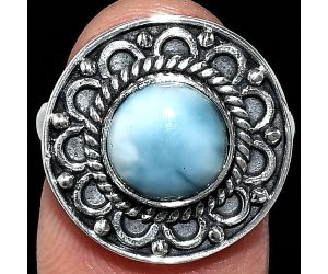 Larimar (Dominican Republic) Ring size-7.5 SDR243118 R-1256, 9x9 mm