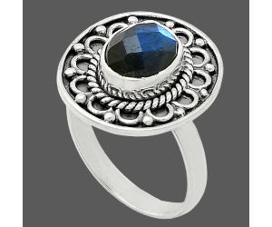 Blue Fire Labradorite Checker Ring size-8 SDR243123 R-1256, 8x10 mm