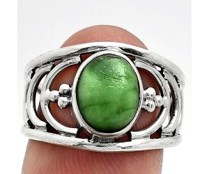 Green Mohave Turquoise Ring size-7 SDR243162 R-1379, 8x10 mm