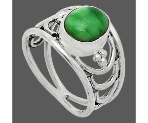 Green Mohave Turquoise Ring size-7 SDR243162 R-1379, 8x10 mm