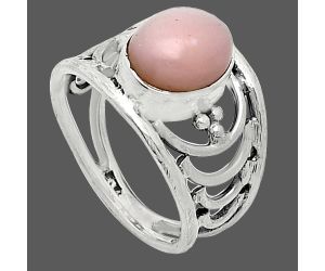 Pink Opal Ring size-7 SDR243189 R-1379, 8x10 mm