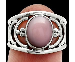 Pink Opal Ring size-6 SDR243190 R-1379, 8x10 mm