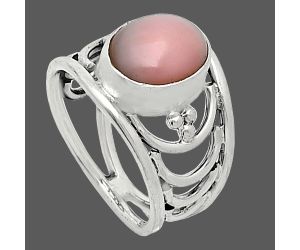 Pink Opal Ring size-6 SDR243190 R-1379, 8x10 mm