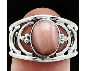 Pink Opal Ring size-7.5 SDR243193 R-1379, 8x10 mm